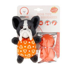 Suņu rotaļlieta buldogs ar skaņu Misoko Limited Edition, 19,5x16x5 cm cena un informācija | Suņu rotaļlietas | 220.lv