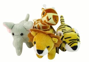 Mini plīša safari dzīvnieki cena un informācija | Mīkstās (plīša) rotaļlietas | 220.lv