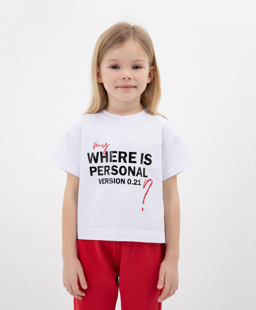 T-krekls meitenēm Gulliver, balts cena un informācija | Krekli, bodiji, blūzes meitenēm | 220.lv