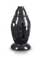 Keramikas kapsētas svečturis un vāze, melnā krāsā cena un informācija | Kapu sveces | 220.lv