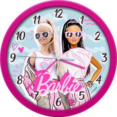 Barbie sienas pulkstenis, rozā cena un informācija | Pulksteņi | 220.lv