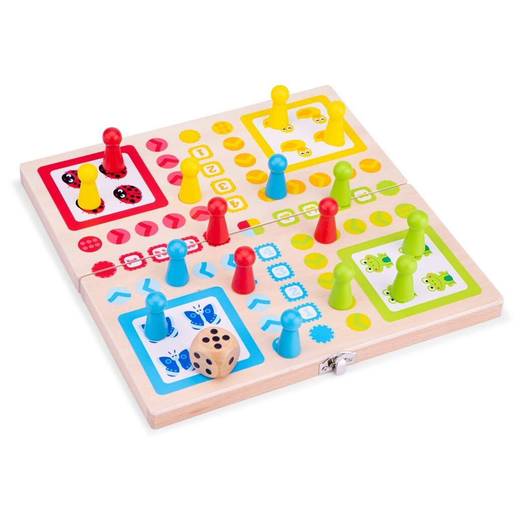 Bērnu spēle Ludo, New Classic Toys цена и информация | Attīstošās rotaļlietas | 220.lv