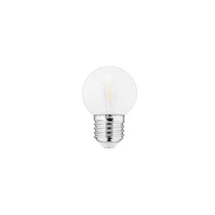 LED spuldze 1W G45 240V 25Lm 2700K PC matēta FILAMENT THORGEON cena un informācija | Spuldzes | 220.lv