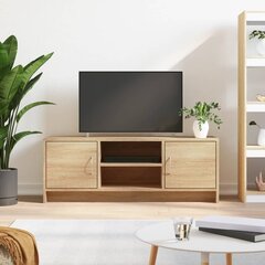 vidaXL TV skapītis, ozolkoka krāsa, 102x30x37,5 cm, inženierijas koks цена и информация | Тумбы под телевизор | 220.lv