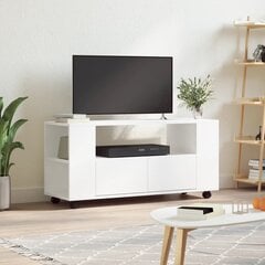 vidaXL TV skapītis, balts, 102x34,5x43 cm, inženierijas koks cena un informācija | TV galdiņi | 220.lv