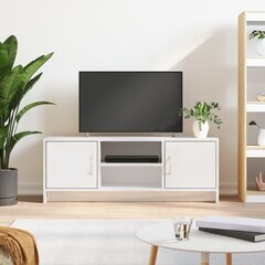 vidaXL TV skapītis, spīdīgi balts, 102x30x37,5 cm, inženierijas koks cena un informācija | TV galdiņi | 220.lv