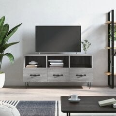 vidaXL TV skapītis, pelēka ozolkoka, 102x36x50 cm, inženierijas koks cena un informācija | TV galdiņi | 220.lv