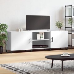 vidaXL TV skapītis, balts, 150x30x50 cm, inženierijas koks cena un informācija | TV galdiņi | 220.lv