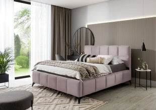 Кровать  Mist, 160х200 см, розовая цена и информация | Кровати | 220.lv