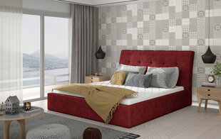 Кровать Inge 140х200 см, красный цвет цена и информация | Кровати | 220.lv