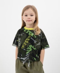 T-krekls meitenēm Gulliver, zaļš цена и информация | Рубашки для девочек | 220.lv