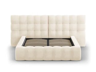 Кровать Micadoni Home Mamaia, 200х140 см, бежевая цена и информация | Кровати | 220.lv