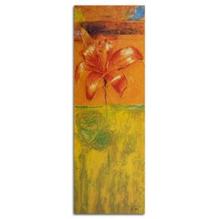 Glezna uz audekla, Apelsīnu lilija цена и информация | Картины | 220.lv