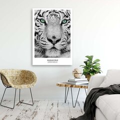 Glezna uz audekla, Balts tīģeris cena un informācija | Gleznas | 220.lv