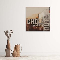 Glezna uz audekla, Chill-out abstrakcija ar uzrakstiem цена и информация | Картины | 220.lv