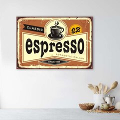 Glezna uz audekla, Espresso vairogs цена и информация | Картины | 220.lv