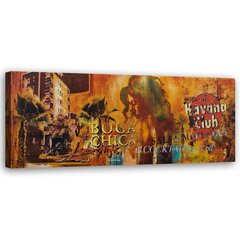 Glezna uz audekla, Havanas kluba kolāža cena un informācija | Gleznas | 220.lv