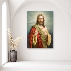 Glezna uz audekla, Jēzus Kristus cena un informācija | Gleznas | 220.lv