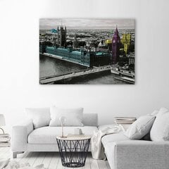 Glezna uz audekla, Londona - Big Bens un Parlamenta ēka cena un informācija | Gleznas | 220.lv