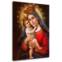 Glezna uz audekla, Madonna ar bērnu cena un informācija | Gleznas | 220.lv