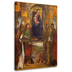 Glezna uz audekla, Madonna un svētā Boloņa cena un informācija | Gleznas | 220.lv