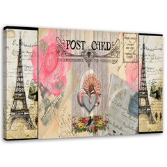 Glezna uz audekla, Pastkarte no Francijas цена и информация | Картины | 220.lv