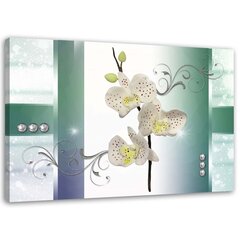 Glezna uz audekla, Plankumainā orhideja цена и информация | Картины | 220.lv