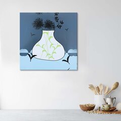 Glezna uz audekla, Ziedu zīmējums vāzē цена и информация | Картины | 220.lv