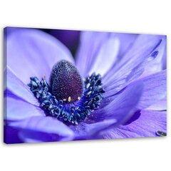 Glezna uz audekla, Zils un violets zieds цена и информация | Картины | 220.lv