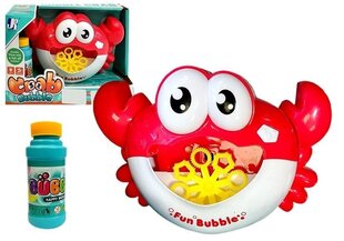 Аппарат для изготовления мыльных пузырей Jiadihong crab, красный цена и информация | Игрушки для песка, воды, пляжа | 220.lv