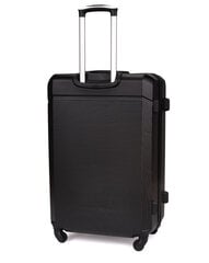 Чемодан среднего размера M STL945 ABS - черный цена и информация | Чемоданы, дорожные сумки  | 220.lv