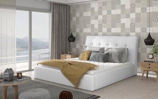 Gulta Inge 140x200 cm, balta цена и информация | Кровати | 220.lv