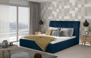 Кровать Inge 140x200 см, синий цвет цена и информация | Кровати | 220.lv