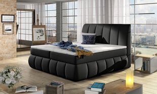 Кровать  Vincenzo, 160х200 см, черный цвет цена и информация | Кровати | 220.lv