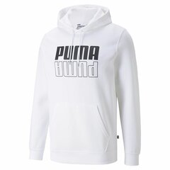 Толстовка с капюшоном мужская Puma Power Logo Белый цена и информация | Мужские толстовки | 220.lv
