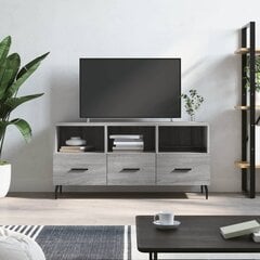 vidaXL TV skapītis, pelēka ozolkoka, 102x36x50 cm, inženierijas koks cena un informācija | TV galdiņi | 220.lv