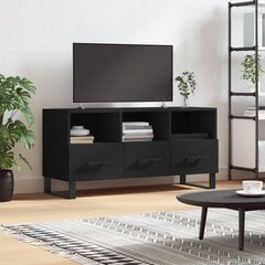 vidaXL TV skapītis, melns, 102x36x50 cm, inženierijas koks cena un informācija | TV galdiņi | 220.lv