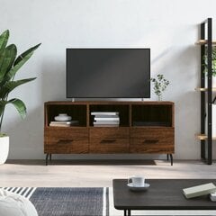 vidaXL TV skapītis, ozolkoka krāsa, 102x36x50 cm, inženierijas koks cena un informācija | TV galdiņi | 220.lv