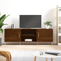 vidaXL TV skapītis, ozolkoka krāsa, 150x30x50 cm, inženierijas koks цена и информация | Тумбы под телевизор | 220.lv