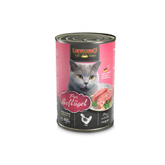 Leonardo Pure Poultry konservi kaķiem ar mājputnu gaļu 400 g × 6 gab cena un informācija | Konservi kaķiem | 220.lv