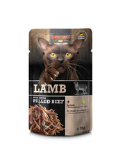 Leonardo Lamb + extra pull Beef kaķiem ar jēra gaļu un liellopa gaļas sautējumu 70g × 16gab cena un informācija | Konservi kaķiem | 220.lv