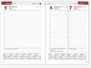 Ежедневник A5 DAY весенние цветы цена и информация | Календари, ежедневники | 220.lv