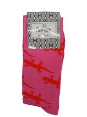 Zeķes unisex Crazy Socks, rozā cena un informācija | Vīriešu zeķes | 220.lv