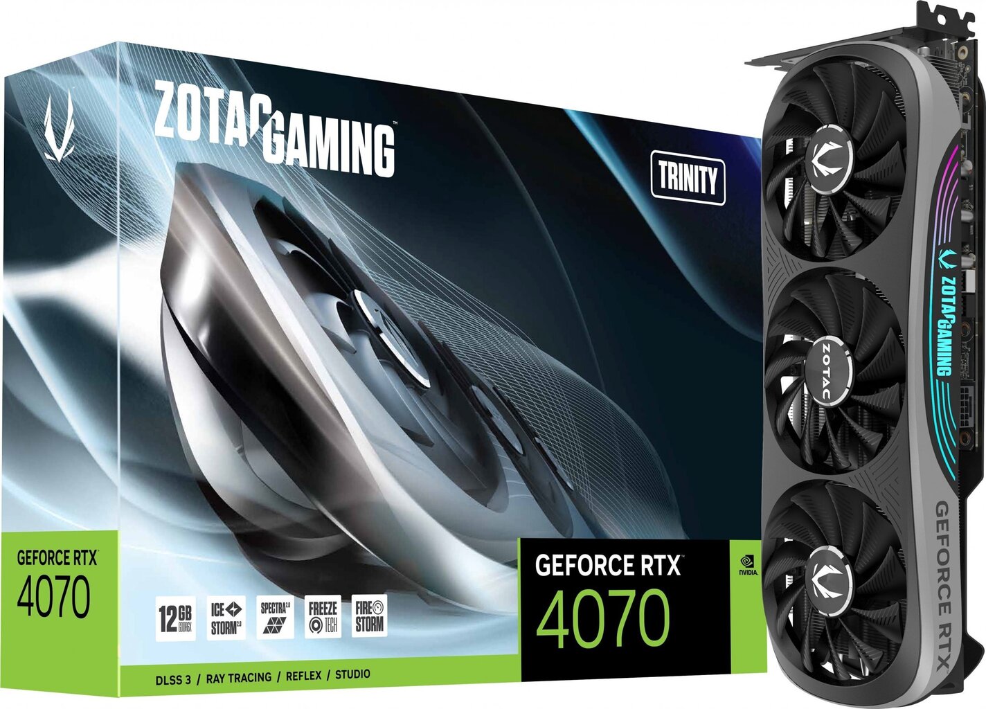 Zotac Gaming Geforce RTX 4070 Trinity cena un informācija | Videokartes (GPU) | 220.lv