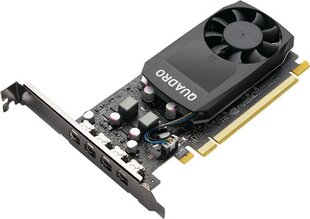 PNY Nvidia Quadro P1000 V2 VCQP1000V2-SB cena un informācija | Videokartes (GPU) | 220.lv