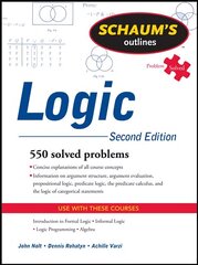 Schaum's Outline of Logic, Second Edition 2nd edition цена и информация | Исторические книги | 220.lv