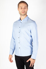 Рубашка INFINITY INF5043M3725-M, голубая цена и информация | Мужские рубашки | 220.lv