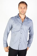 Рубашка INFINITY INF5043M3707-M, синяя цена и информация | Мужские рубашки | 220.lv