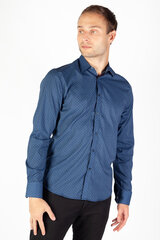 Рубашка INFINITY INF5038M3691-XL, темно-синяя цена и информация | Мужские рубашки | 220.lv