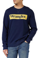 Спортивный свитер WRANGLER 112341196-L, темно-синий цена и информация | Мужские толстовки | 220.lv